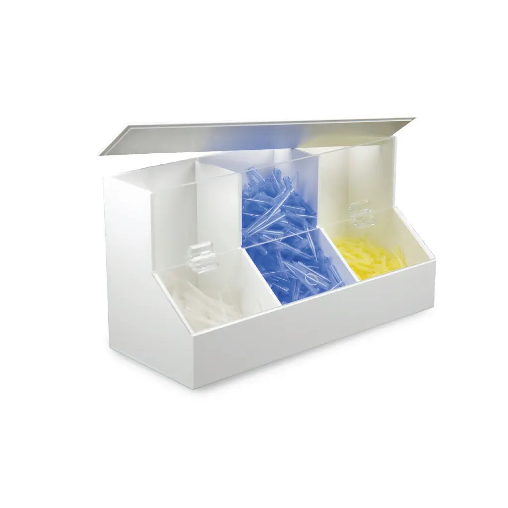 TrippNT Large 3-Compartment Dispensing Bin | PVC with Removable Lid 50005
