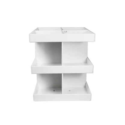 TrippNT 50015 Rotating Triple Shelf Organizer - Angle View