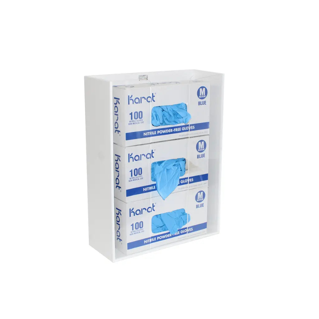 TrippNT 50023 Triple Glove Box Holder - Keyhole Mount and Hardware Detail
