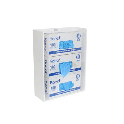 TrippNT 50023 Triple Glove Box Holder - Keyhole Mount and Hardware Detail