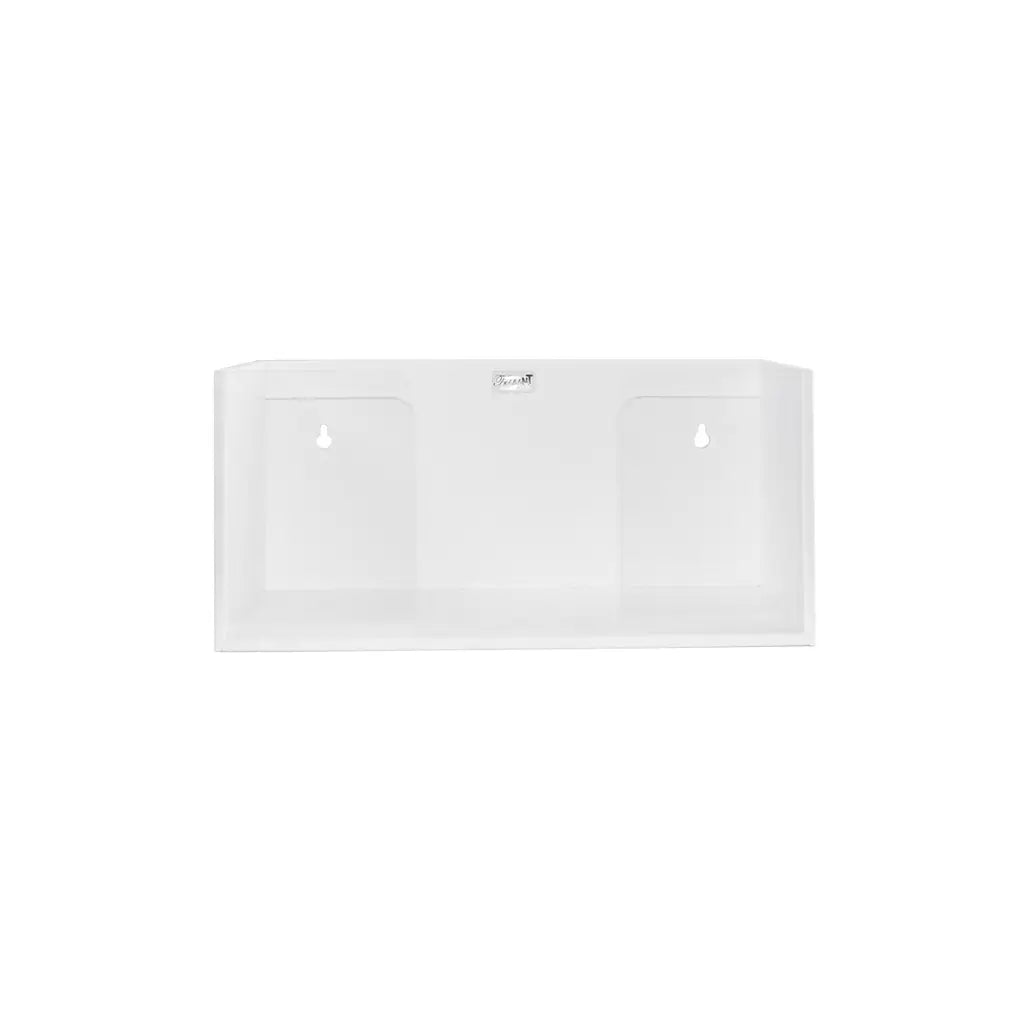 TrippNT 50026 — angled view showing clear acrylic front panel and white PVC body construction