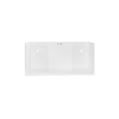 TrippNT 50026 — angled view showing clear acrylic front panel and white PVC body construction