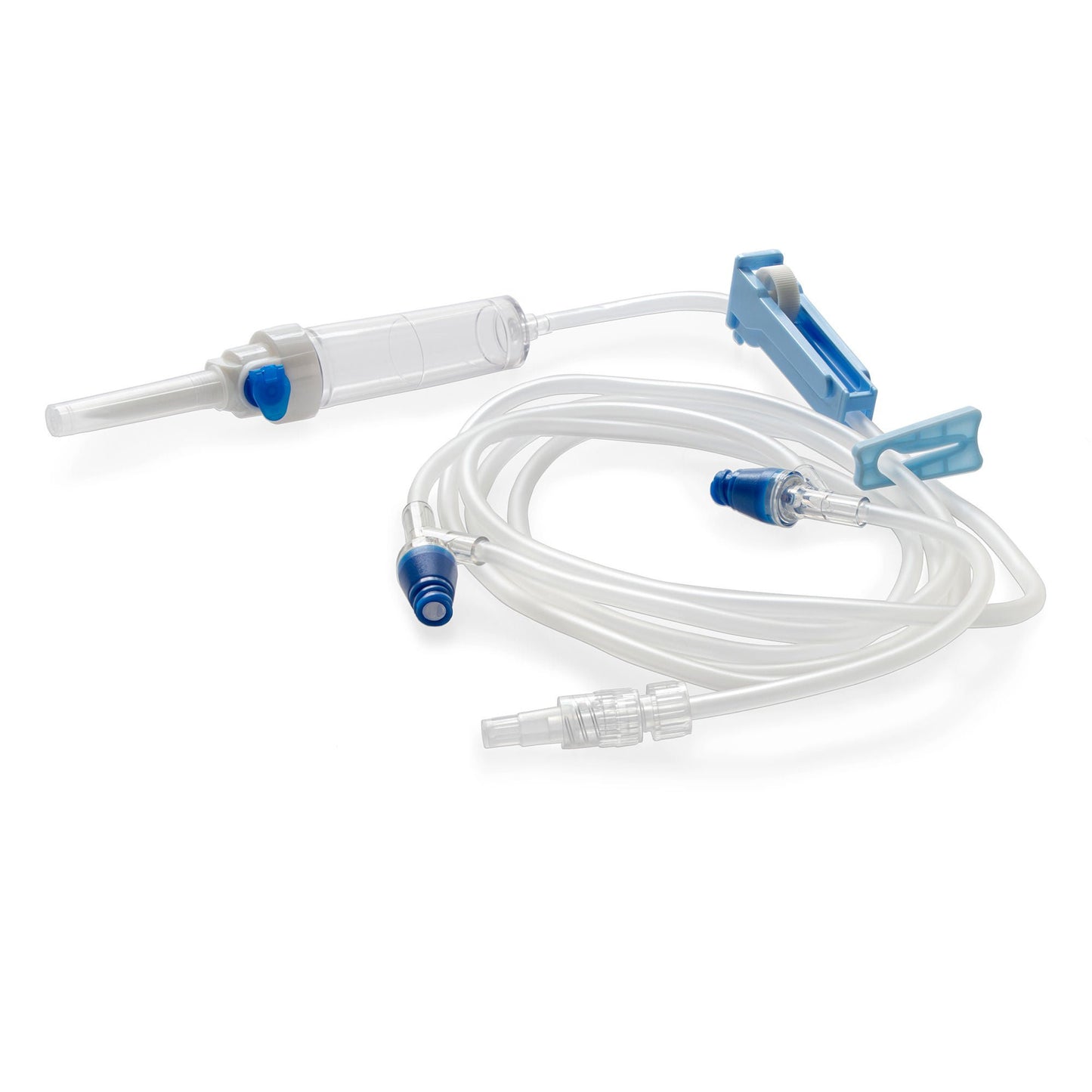 MedStream Primary IV Administration Set Gravity 2 Ports 20 Drops / mL Drip Rate Without Filter 80 Inch Tubing Solution Without Flow Regulator