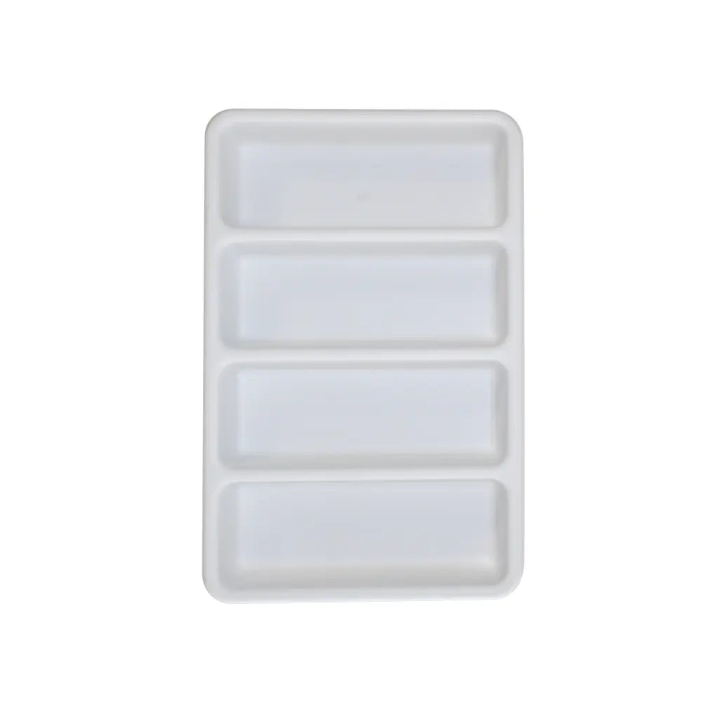 TrippNT 50040 Shallow 4 Slot Organizer Holding GC Syringes NMR Tubes