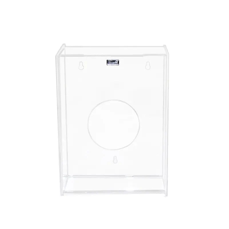 TrippNT 50043 Small Apparel Dispenser — angled view showing hinged top lid and front center dispensing slot