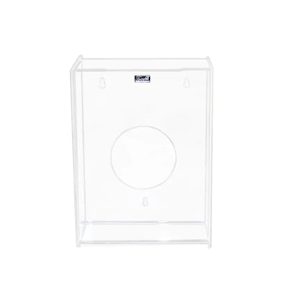 TrippNT 50043 Small Apparel Dispenser — angled view showing hinged top lid and front center dispensing slot