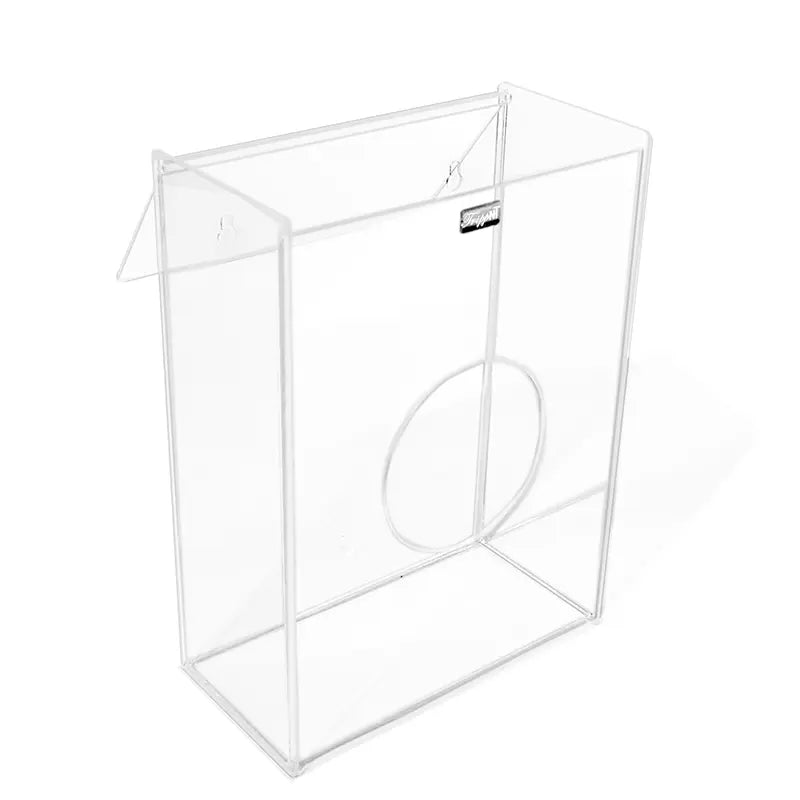 TrippNT 50043 Small Apparel Dispenser — rear view showing keyhole wall-mount slots