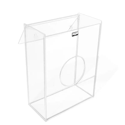 TrippNT 50043 Small Apparel Dispenser — rear view showing keyhole wall-mount slots