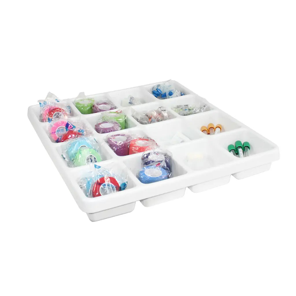 TrippNT 50060 16 Compartment Organizer Used as Lab Transport Tray