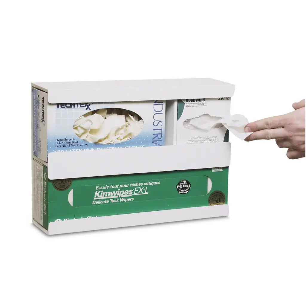 TrippNT 50062 Wide Glove and Kimwipe Holder - BSC Exterior Surface Application