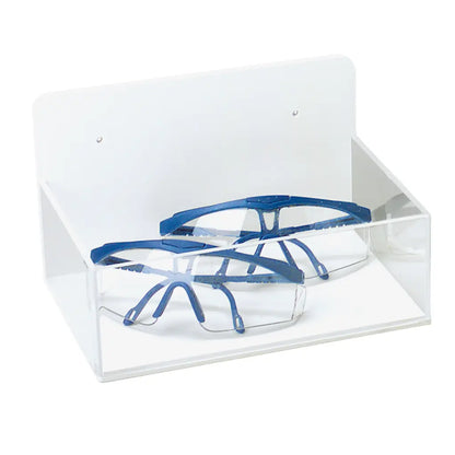 TrippNT 50081 Small Lab Box - Wall-Mounted Safety Glasses In-Use Shot