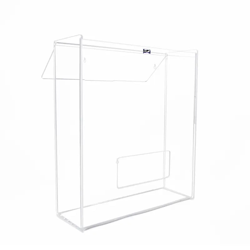 TrippNT 50151 Medium Apparel Dispenser - Hinged Lid Open for Top-Loading Detail