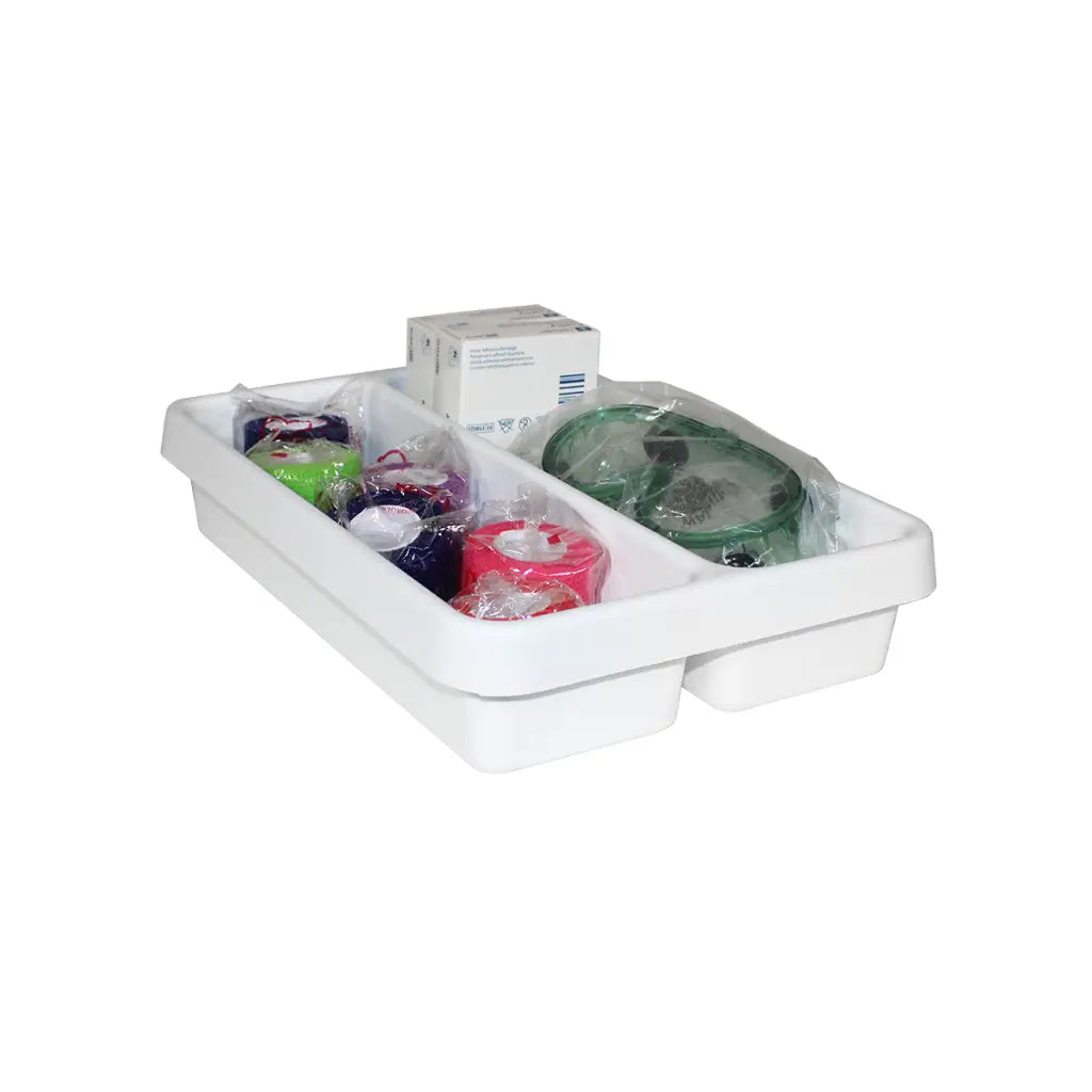 TrippNT 50159 2 Pocket Drawer Organizer - Side Profile Showing Compact Width