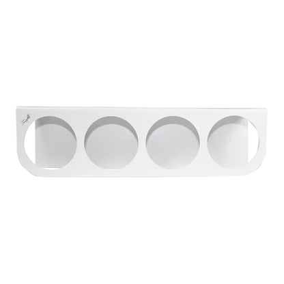 TrippNT 50189 — in-use view with 4 x 1000mL bottles restrained on lab bench