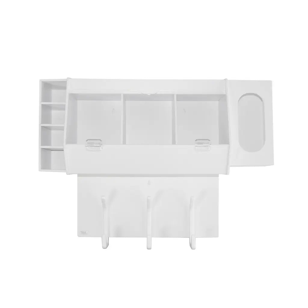 TrippNT 50193 Lab Entry Changing Station - Three Dust-Protected Bins and Coat Hook Detail