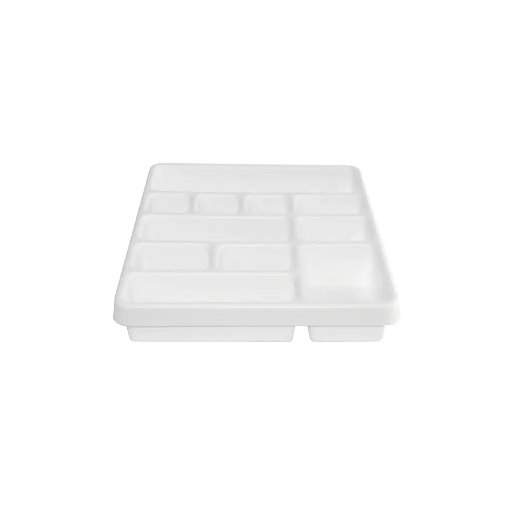 TrippNT 50211 11 Compartment Drawer Organizer - Long Rectangular and Square Zone Detail