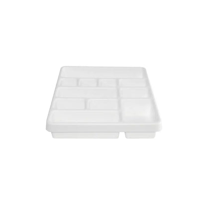 TrippNT 50211 11 Compartment Drawer Organizer - Long Rectangular and Square Zone Detail