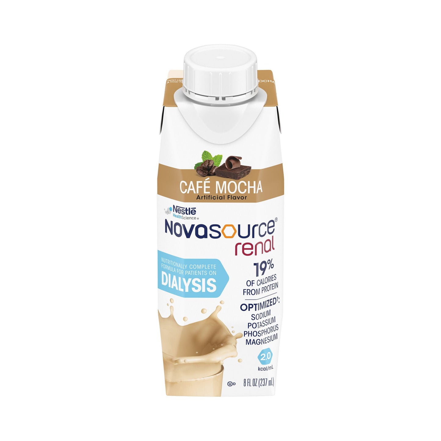 Novasource® Renal Café Mocha Formula for Patients on Dialysis, Carton