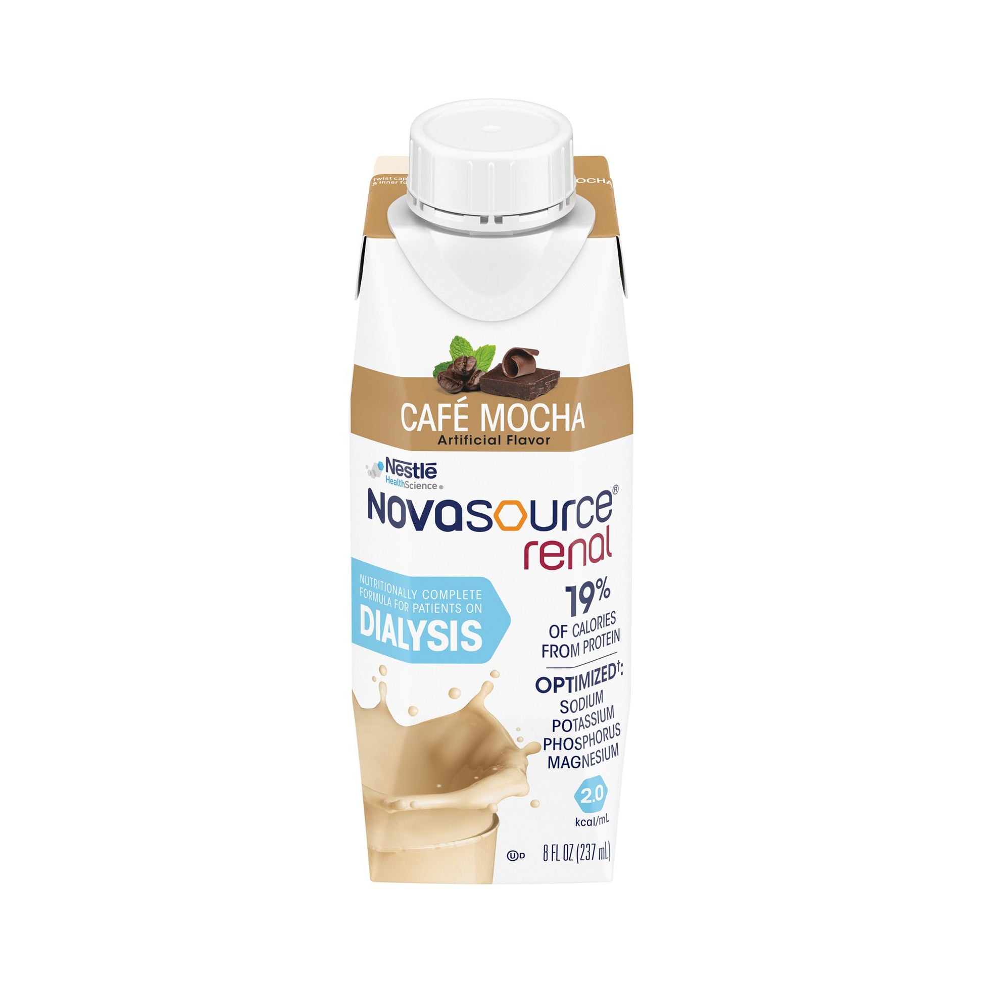Novasource® Renal Café Mocha Formula for Patients on Dialysis, Carton