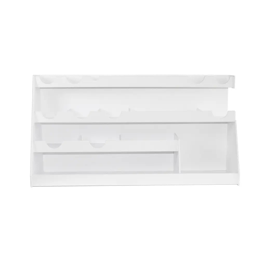 TrippNT 50377 Extra Large Benchtop Workstation - 4 Shelf Levels and Compartment Layout Detail