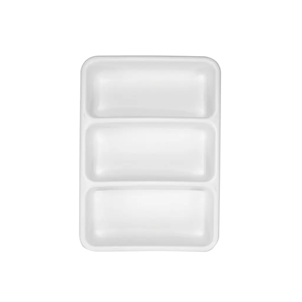 TrippNT 50399 3 Pocket Drawer Organizer - Angled View Showing Column Depth and Apron