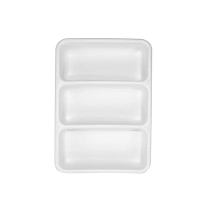TrippNT 50399 3 Pocket Drawer Organizer - Angled View Showing Column Depth and Apron