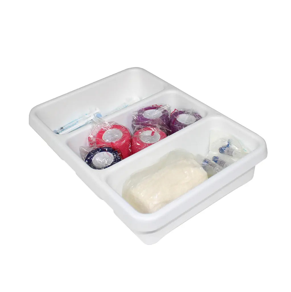TrippNT 50399 3 Pocket Drawer Organizer - Narrow Cart Drawer Installation Context