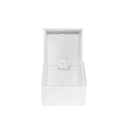 TrippNT 50408 Small Dispensing Bin - Hinged Lid Fold-Back Top-Loading Access