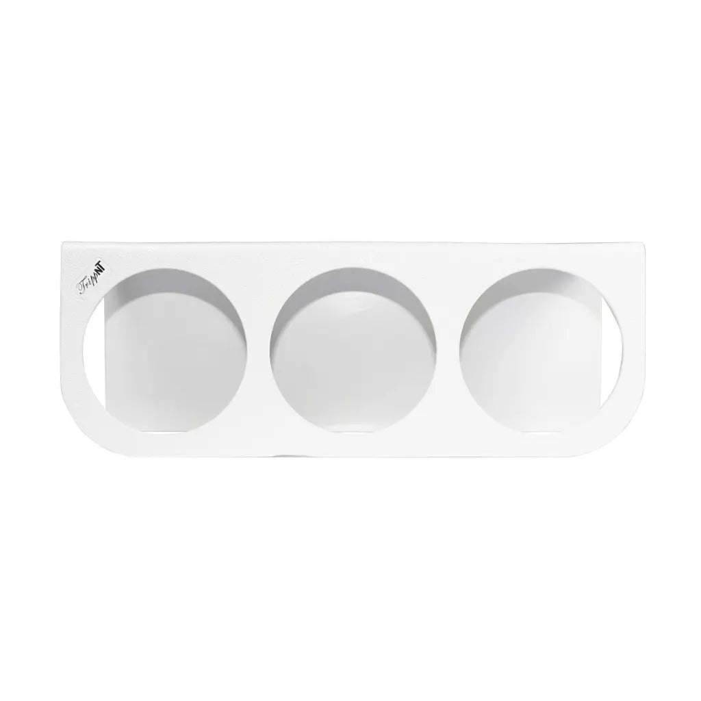 TrippNT 50411 — keyhole wall-mount detail and rear panel profile
