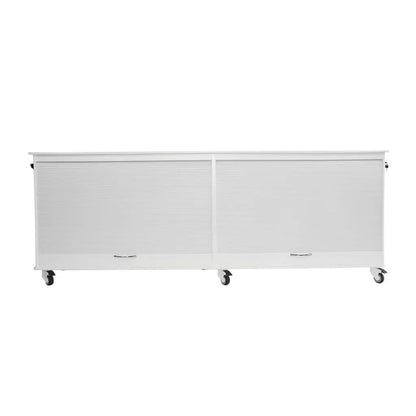 TrippNT 50593 — angled 3/4 view showing full 93.5-inch span and both tambour doors