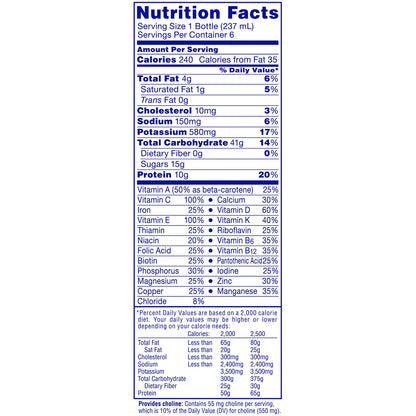 Carnation Breakfast Essentials® Chocolate Nutritional Drink, bottle