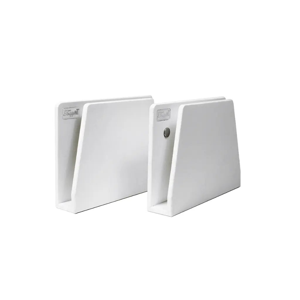 TrippNT 50704 — angled view showing open-top PVC channel and magnet backing plate