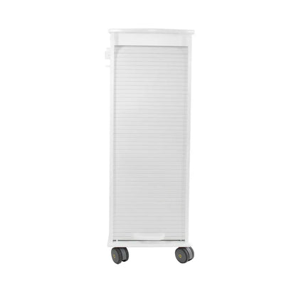 TrippNT 50729 MRI Narrow Locking Cart Tambour Door Open Access Pocket Trays Visible