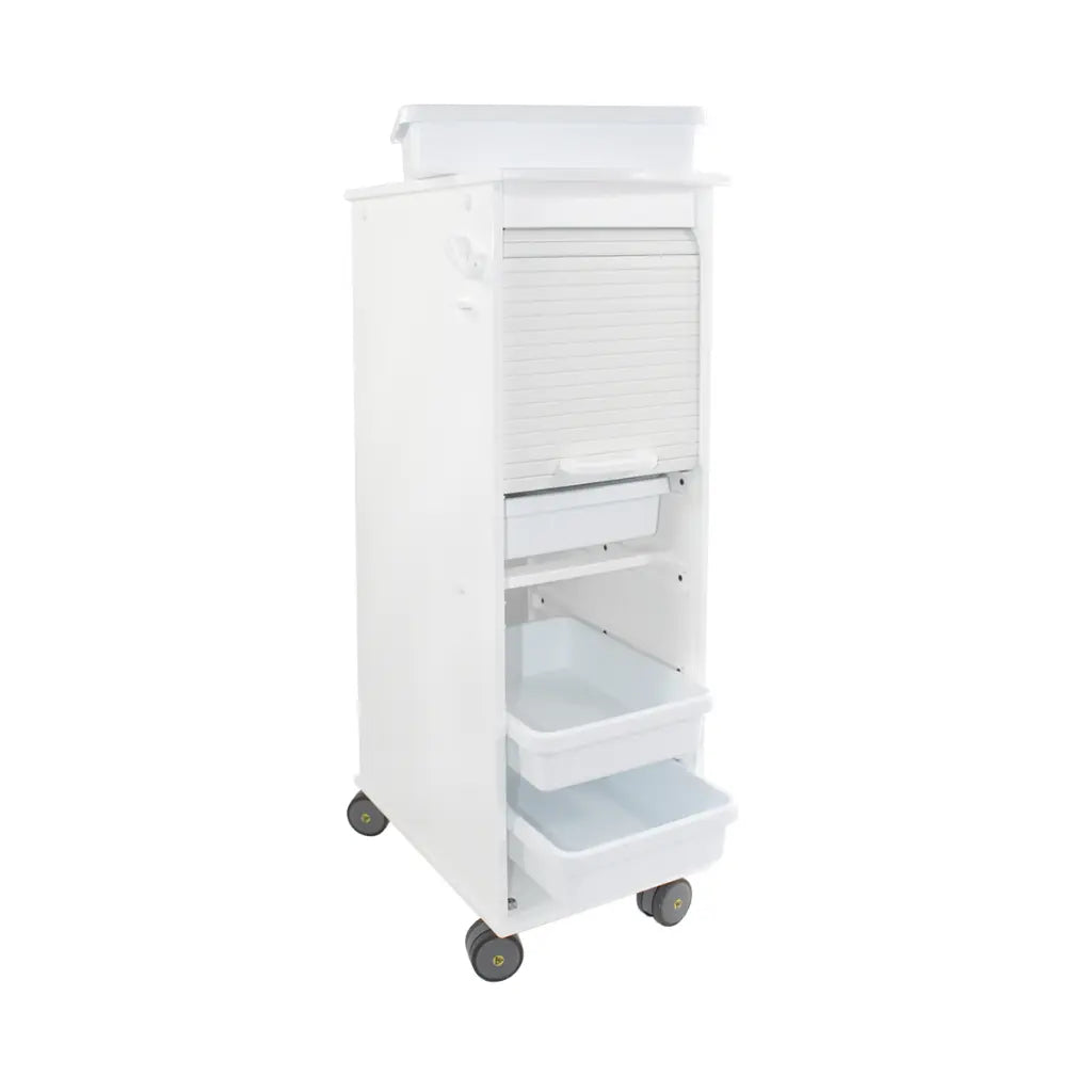 TrippNT 50729 MRI Narrow Cart Top Handle Tambour Door Closed Profile