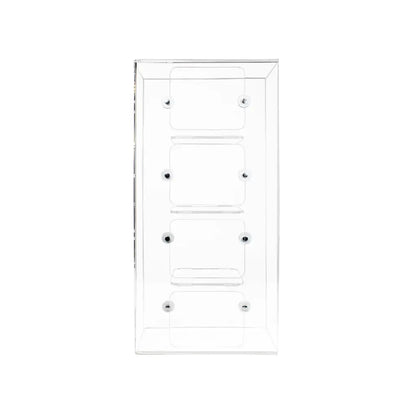 TrippNT 50953 — angled view showing all 4 bays loaded with XS/S/M/L glove boxes and magnet backing