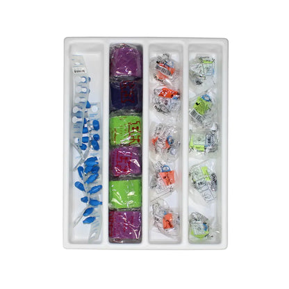 TrippNT 50975 4 Long Compartment Organizer - Pen and Small Instrument Staging In-Use Shot