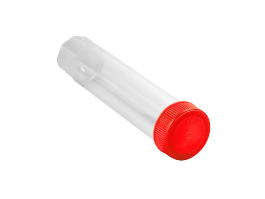 Caplugs® Evergreen 2403550R80E1 50mL Freestanding Centrifuge Tubes Red Caps PPC MADE IN USA