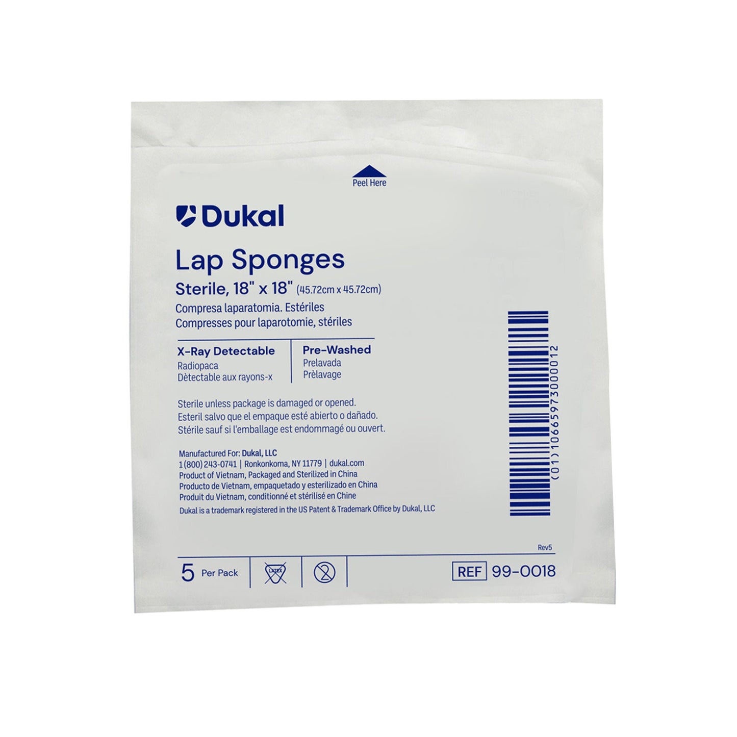 Dukal X-Ray Detectable Surgical Laparotomy Sponge