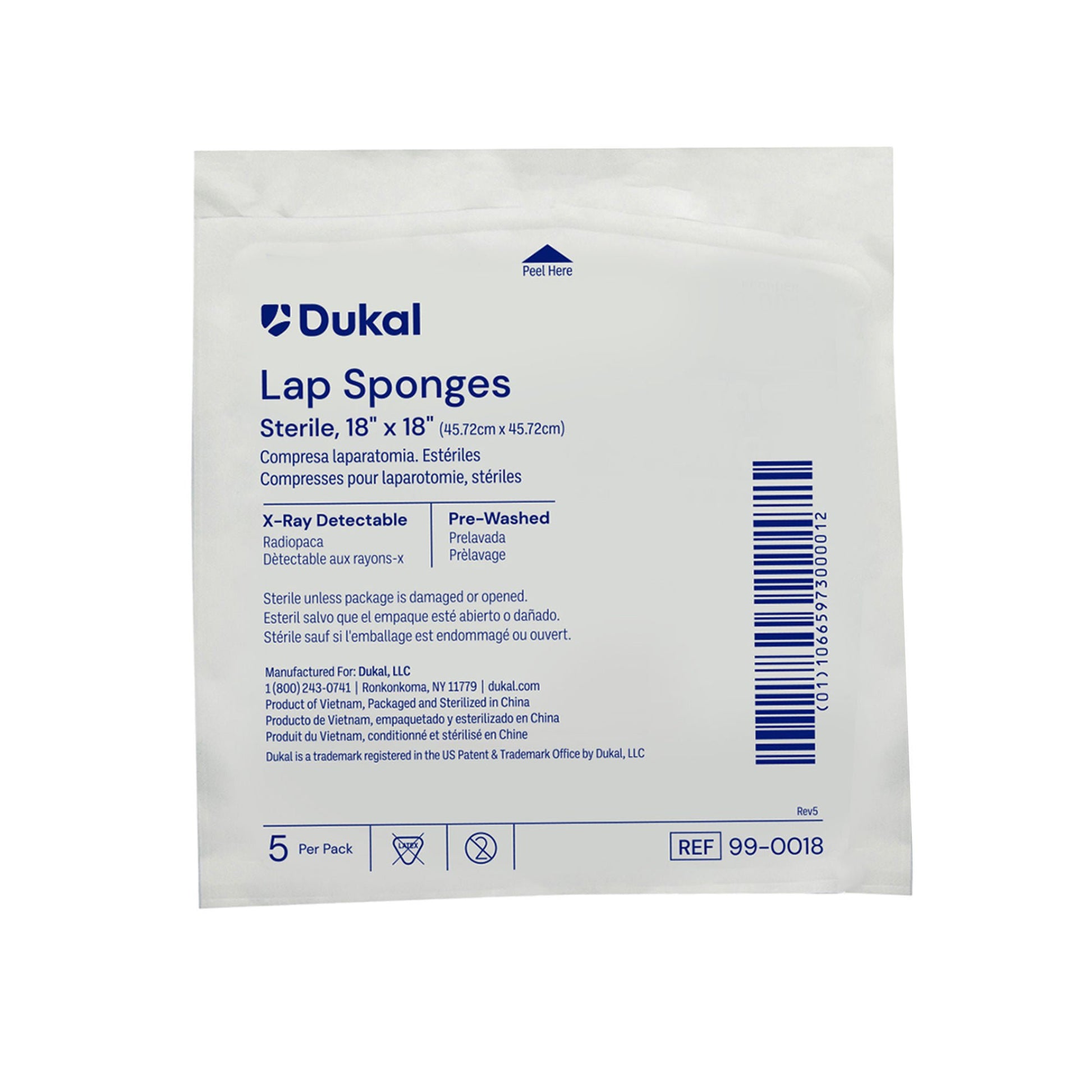 Dukal X-Ray Detectable Surgical Laparotomy Sponge