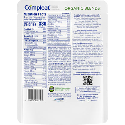Compleat Organic Blends Oral Supplement Chicken Garden Flavor Liquid Pouch