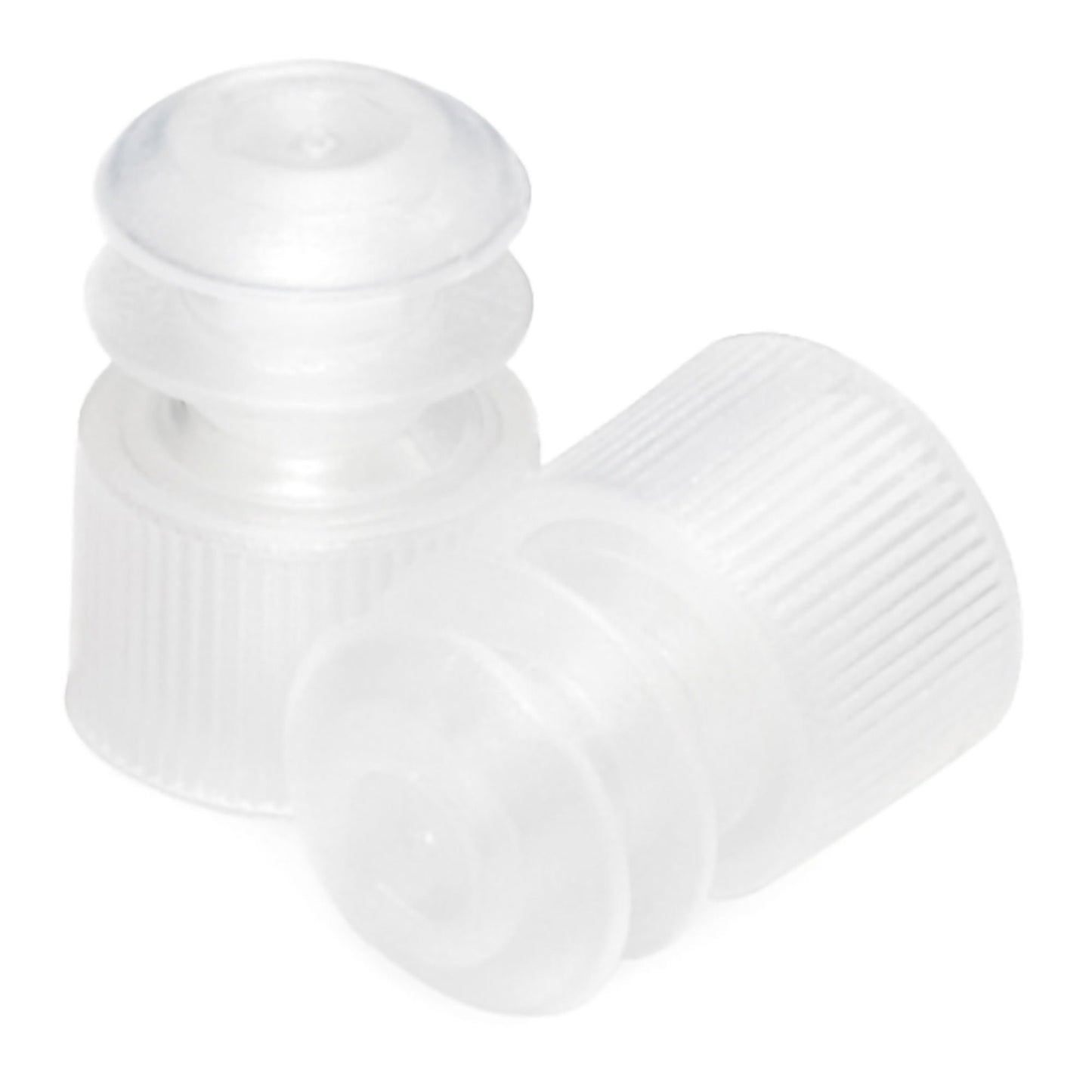 McKesson Flanged Plug Cap, Colorless, Polyethylene, for 12 mm Tubes