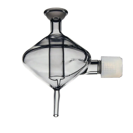 Cyclonic Spray Chamber, 12/5 Socket Top, 4mm Drain, O'ring Free - Alpha Resources part ARICP083 (replaces Agilent Technologies G8000-70007)