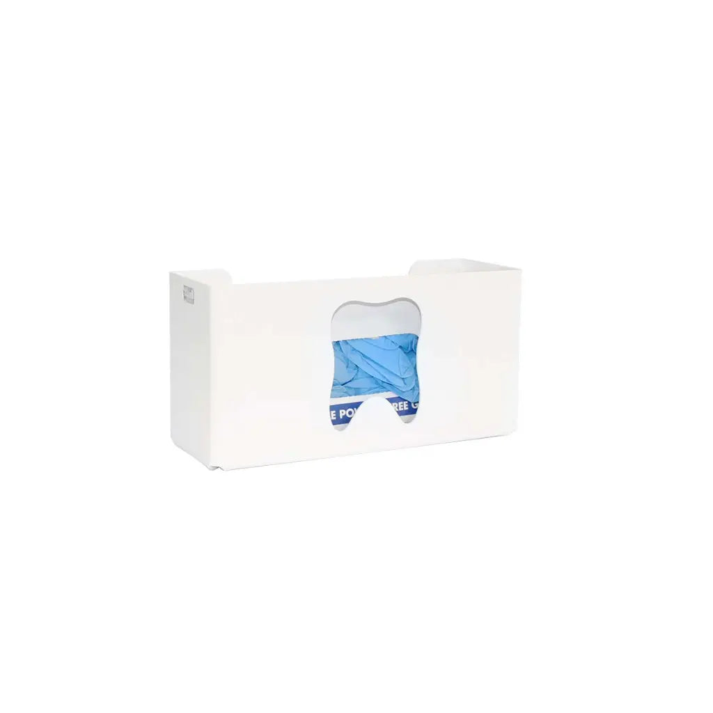 TrippNT 51053 Single Tooth Glove Box Dispenser - Loaded Glove Box In-Use Countertop Shot