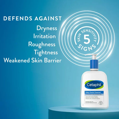 Cetaphil® Daily Facial Cleanser Normal to Oily Skin, Pump Bottle