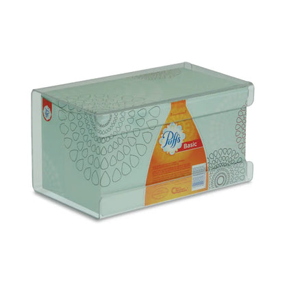 TrippNT 51140 — in-use view mounted vertically in clinical exam room with tissue box dispensing from top