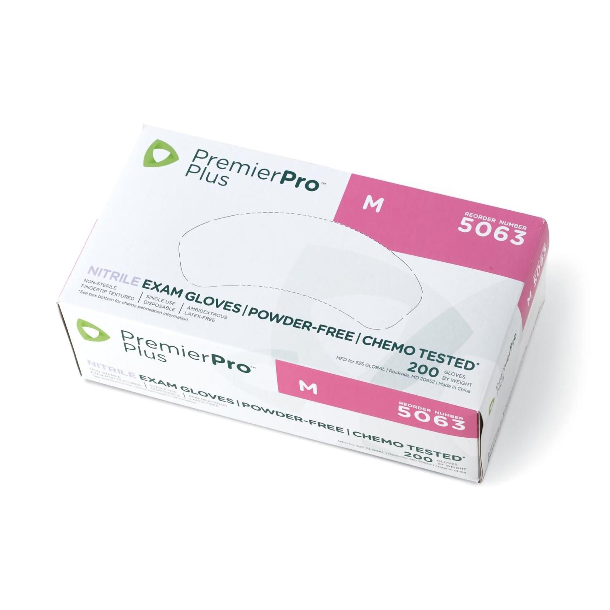 PremierPro™ Plus Nitrile Exam Gloves, Blue - view 6