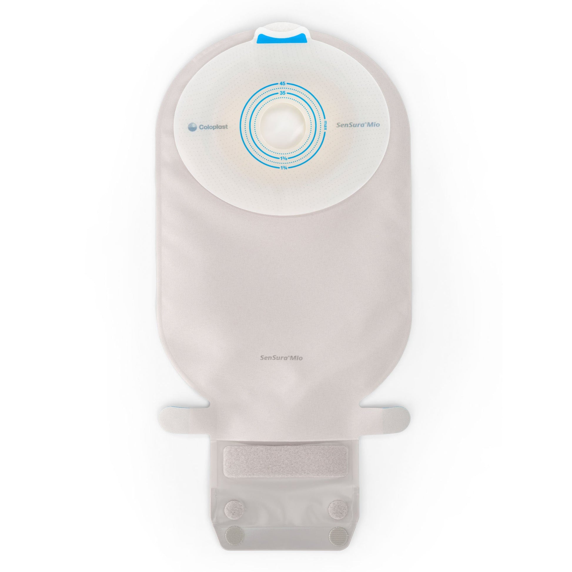 SenSura® Mio Flat 1-Piece Transparent Ostomy Pouch, 28mm Stoma