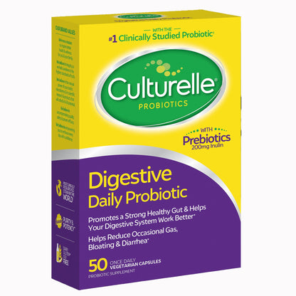 Culturelle® Digestive Daily Probiotic Capsules, 50 Capsules