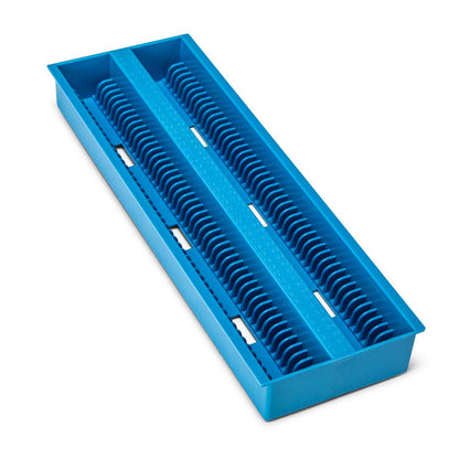 Slide Draining Trays, 100-Place ABS for up to 200 Slides — 5 Colors, Each or Case of 12 | Globe Scientific