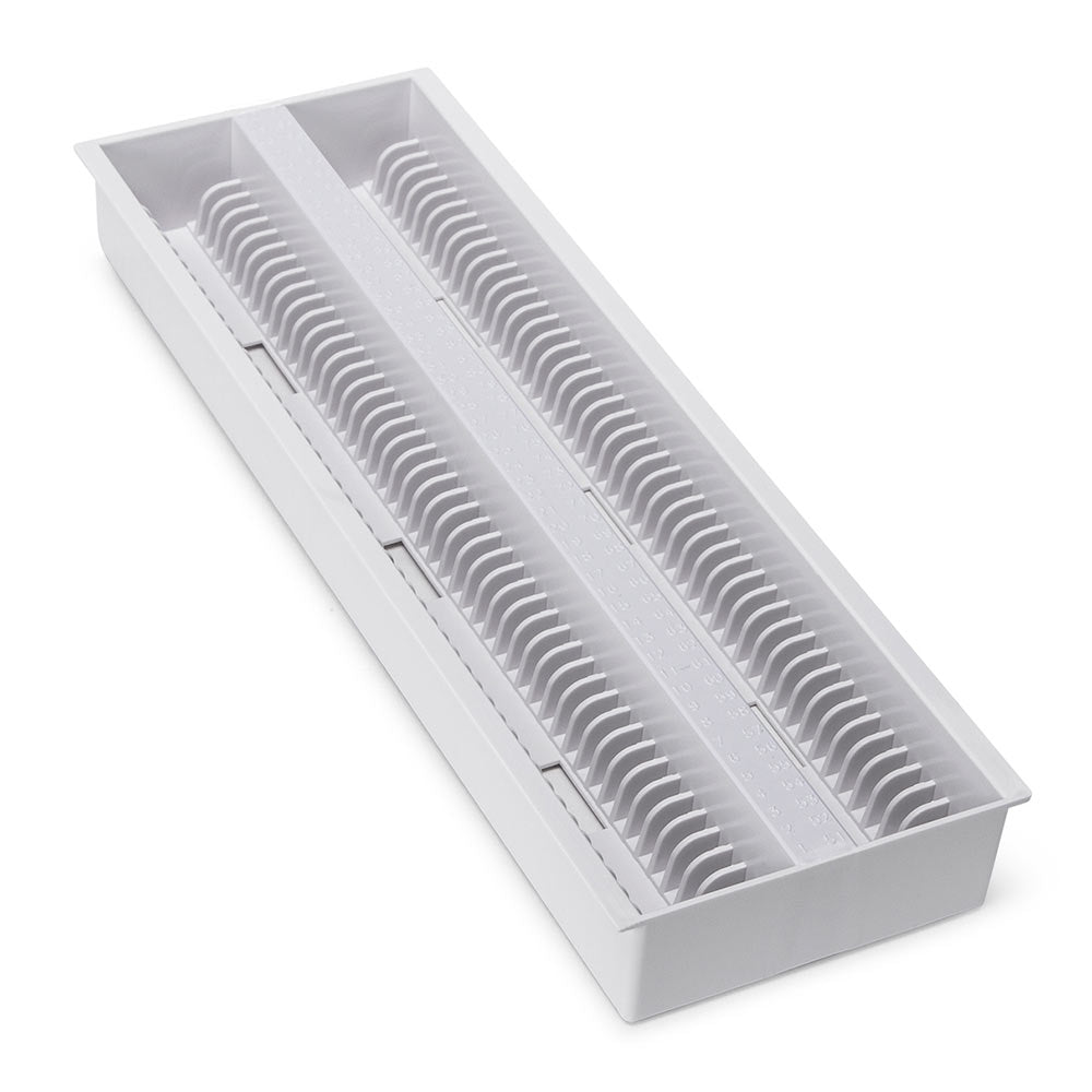 Slide Draining Trays, 100-Place ABS for up to 200 Slides — 5 Colors, Each or Case of 12 | Globe Scientific